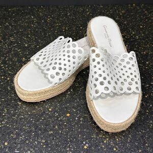 Gianvito Rossi Platform Espadrille Slides